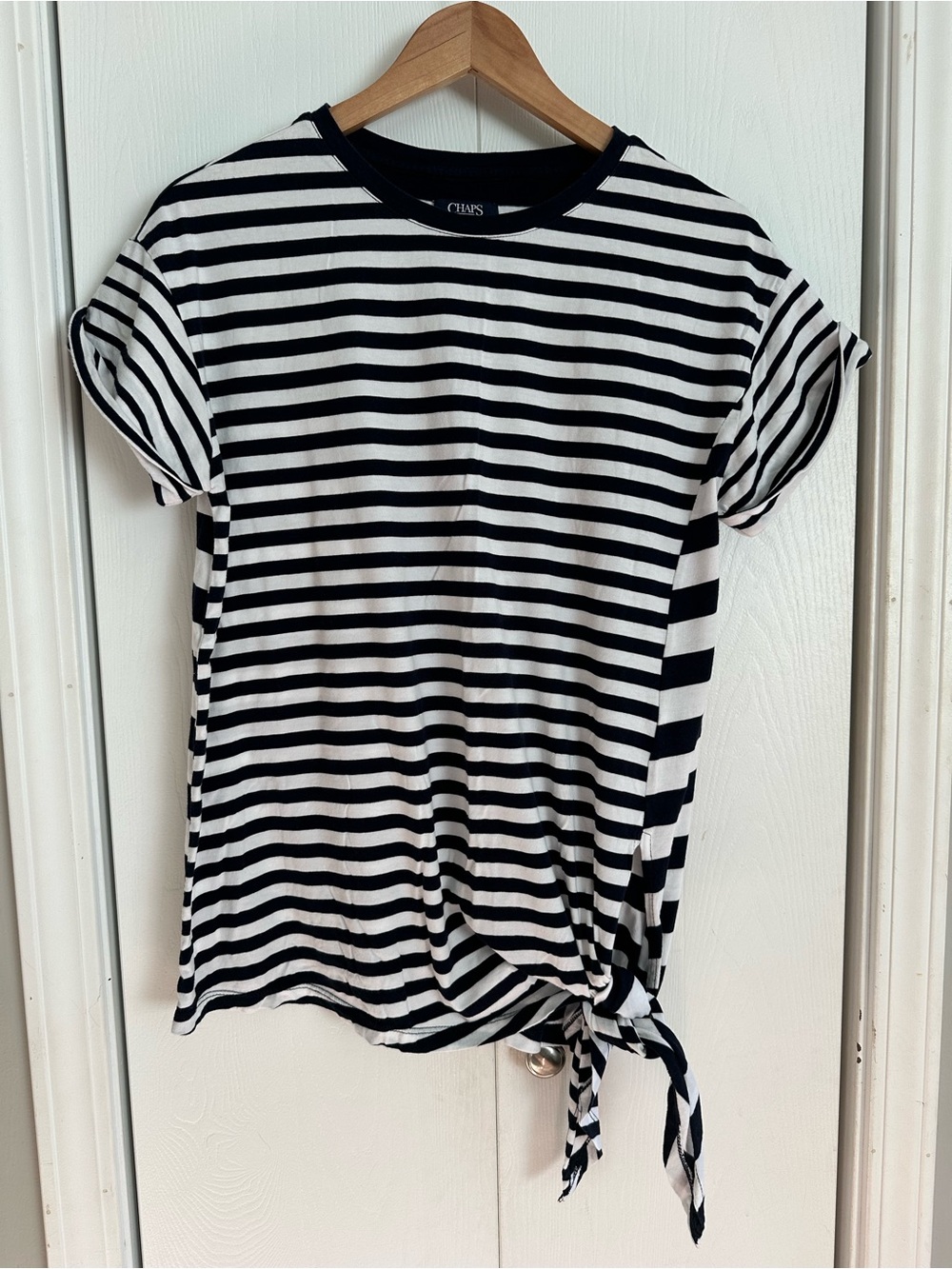 Chaps Knot Hem T-shirt
